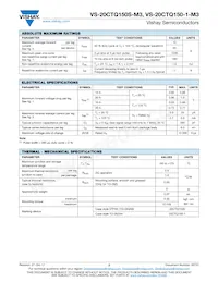 VS-20CTQ150STRR-M3 Datasheet Page 2