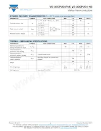 VS-30CPU04-N3 Datasheet Pagina 2