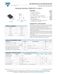 VS-60CPU02-N3 Datasheet Copertura