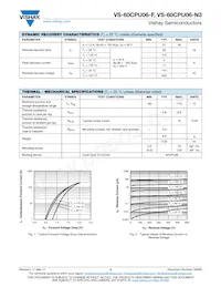 VS-60CPU06-N3 Datasheet Pagina 2