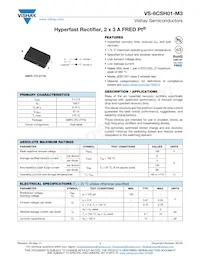 VS-6CSH01-M3/87A Datenblatt Cover