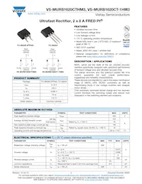VS-MURB1620CTRHM3 Datasheet Cover