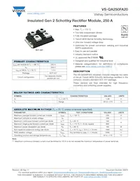 VS-QA250FA20 Datasheet Cover