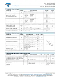 VS-SA61BA60 Datasheet Page 2