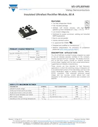 VS-UFL80FA60 Datasheet Cover
