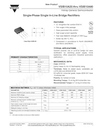 VSIB10A80-E3/45 Datasheet Copertura