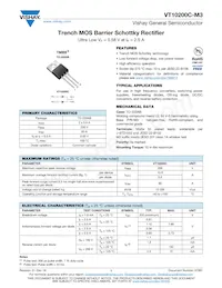 VT10200C-M3/4W Datasheet Cover