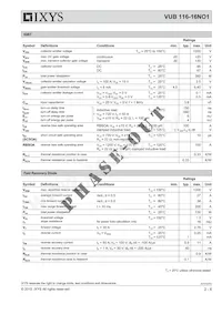 VUB116-16NO1 Datasheet Page 2