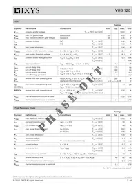 VUB120-16NO2 Datasheet Page 2