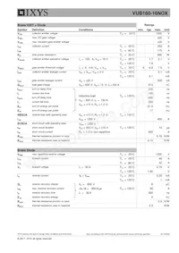 VUB160-16NOXT Datasheet Page 3