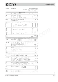 VUM85-05A數據表 頁面 2