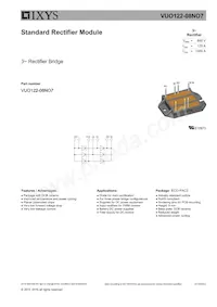 VUO122-08NO7 Datasheet Cover