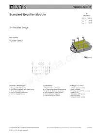 VUO28-12NO7 Datasheet Cover