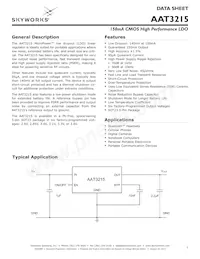 AAT3215IGV-3.6-T1 Datasheet Cover