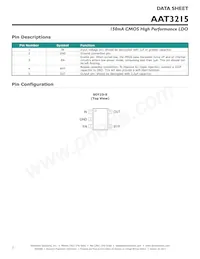 AAT3215IGV-3.6-T1 Datasheet Pagina 2