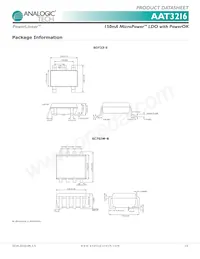 AAT3216IGV-1.2-T1 Datasheet Pagina 15