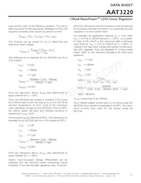 AAT3220IGY-3.3-T1 Datasheet Pagina 11
