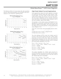 AAT3220IGY-3.3-T1 Datasheet Page 12