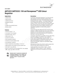 AAT3221IJS-3.3-T1 Datasheet Cover