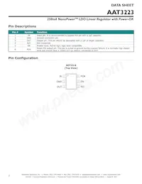AAT3223IGU-3.3-T1 Datasheet Pagina 2
