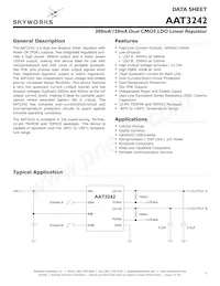 AAT3242IWP-IQ-T1 Datasheet Cover