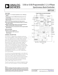 ADP3181JRQZ-RL Datasheet Cover