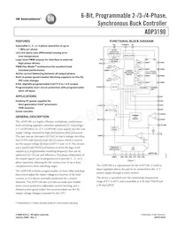 ADP3190AJRUZ-RL Datasheet Copertura