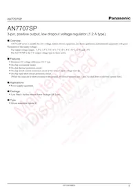AN7707SP-E1 Datasheet Page 3