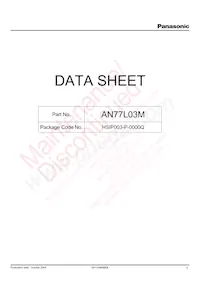 AN77L03M-E1 Datasheet Cover