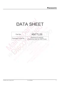 AN77L06 Datasheet Cover