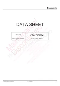 AN77L06M-E1 Datasheet Page 2