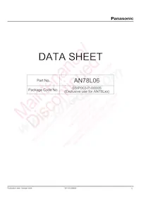 AN78L06 Datasheet Cover