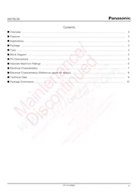 AN78L06 Datasheet Page 2