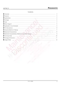 AN79L10 Datasheet Pagina 2