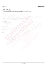 AN79L10 Datasheet Pagina 3