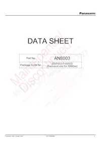 AN8003數據表 封面