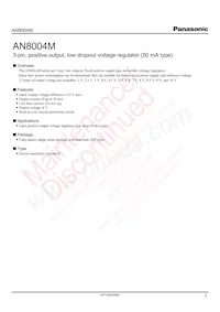 AN8004M-E1 Datasheet Page 3