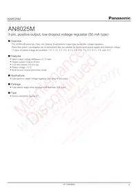 AN8025M-E1 Datasheet Page 3
