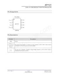 AP1121ASG-13 Datasheet Page 2