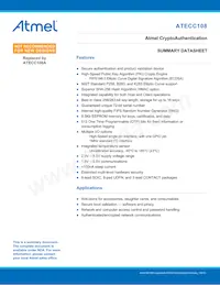 ATECC108-SSHDA-T Datasheet Copertura
