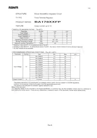 BA17807FP-E2 Datasheet Copertura