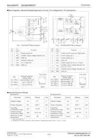 BA30E00WHFP-TR Datasheet Page 2