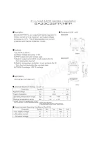 BA33C25HFP-TR Datasheet Cover