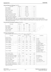 BD3507HFV-TR Datasheet Page 3