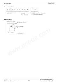 BD3507HFV-TR Datasheet Page 19