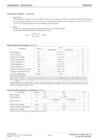 BD3540NUV-E2 Datasheet Page 3