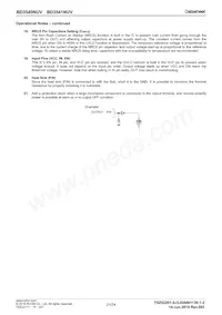 BD3540NUV-E2 Datasheet Pagina 21