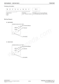 BD3540NUV-E2 Datasheet Pagina 22