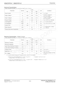 BD4275FP2-CE2 Datasheet Page 5