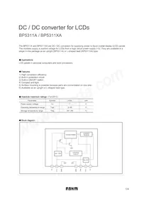 BP5311XA Datasheet Copertura